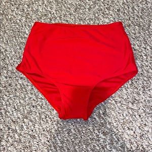 nwt shein high wasted bikini bottom